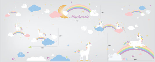 Rainbow Unicorn Scene