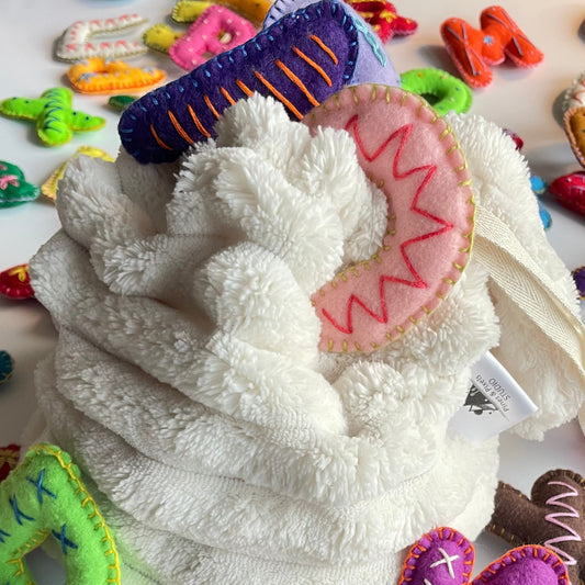 ABC Felt Letters Set – Stuffed & Embroidered - Chenille Bag