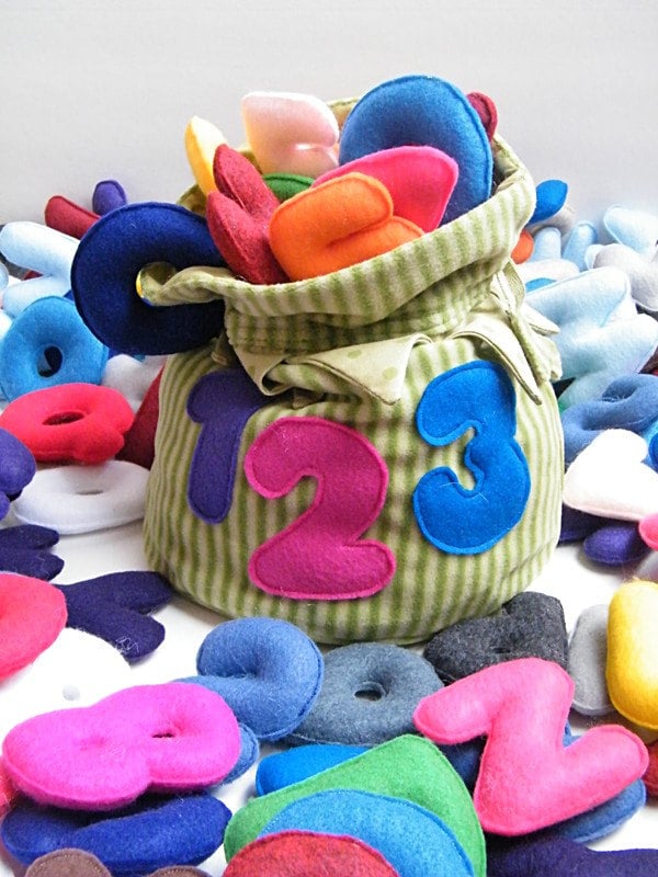 ABC & 123 Felt Set – Soft & Stuffed