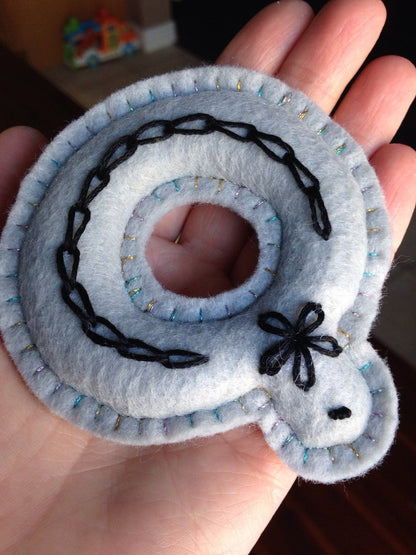 ABC Felt Letter Set – Stuffed & Embroidered