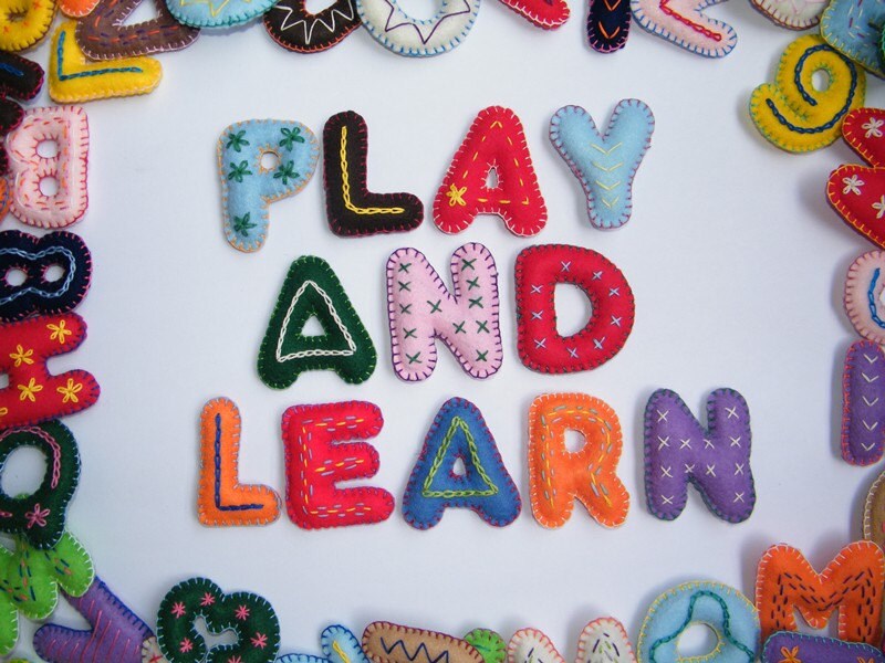 ABC Felt Letters Set – Stuffed & Embroidered