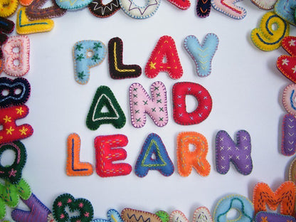 ABC Felt Letters Set – Stuffed & Embroidered